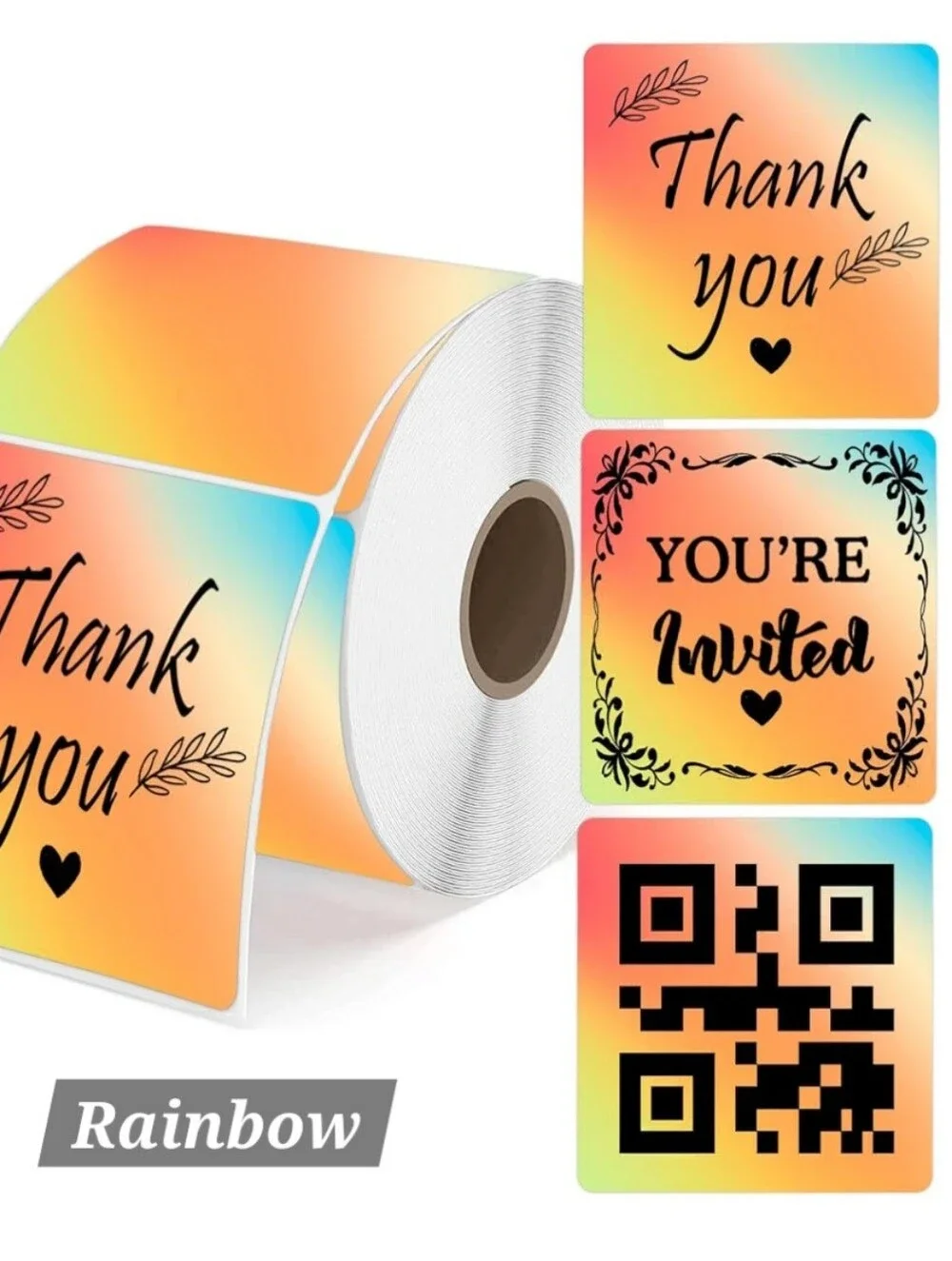 50 Customized Closet QR Code Stickers 2